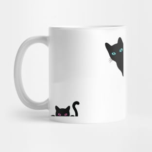 Pet kitten- black Cat lover Mug